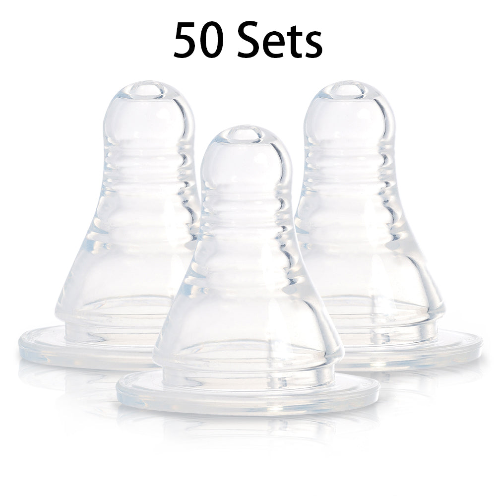 Replacement bottle nipple - 50set
