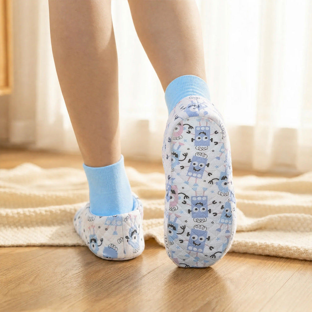 Adult Baby walking socks - set 4(Blue & Green)