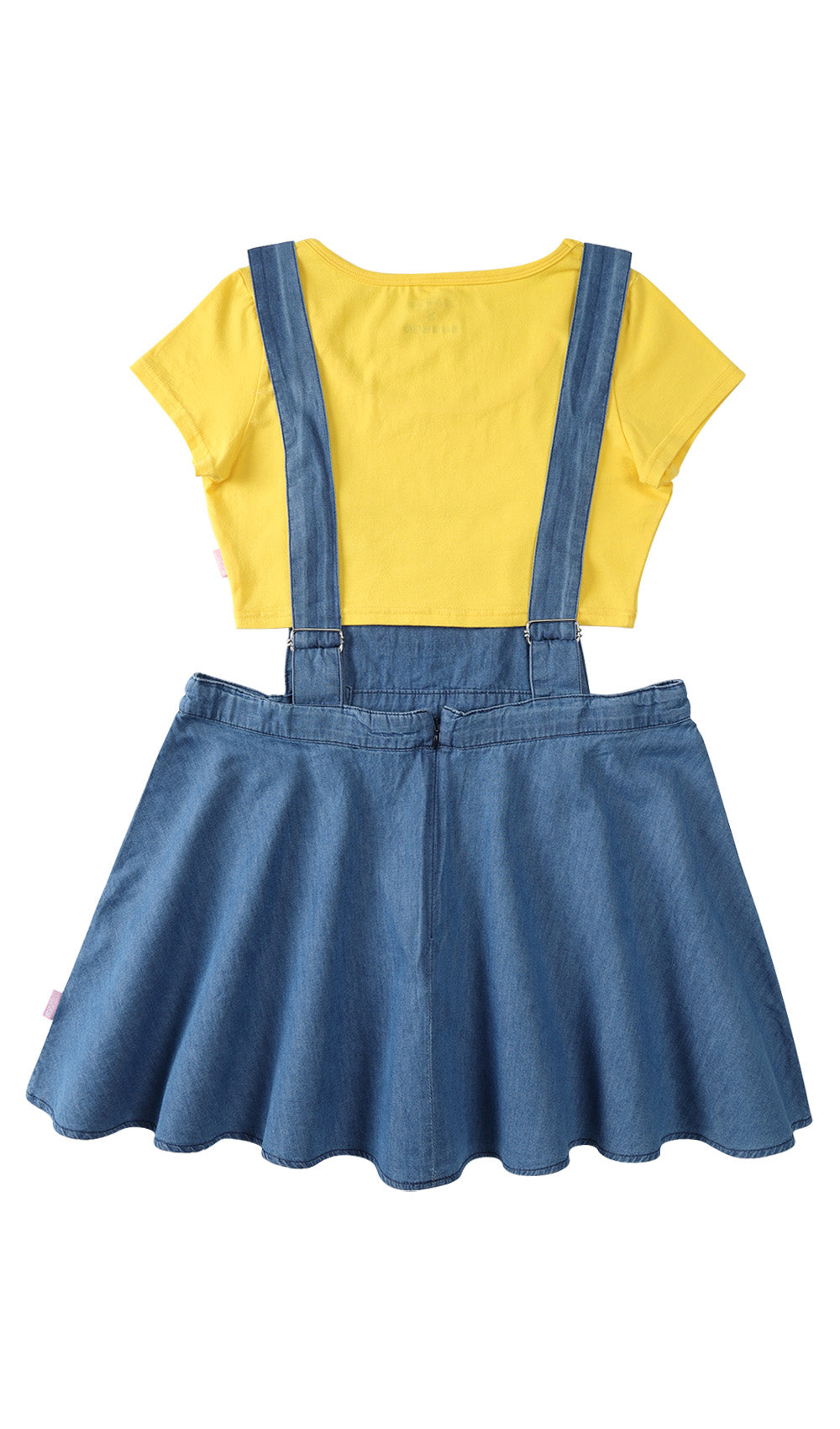 Despicable Me - Minions Crop Top Overall Set-Blue