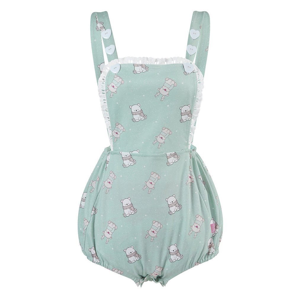 Winter bear Overall Shorts