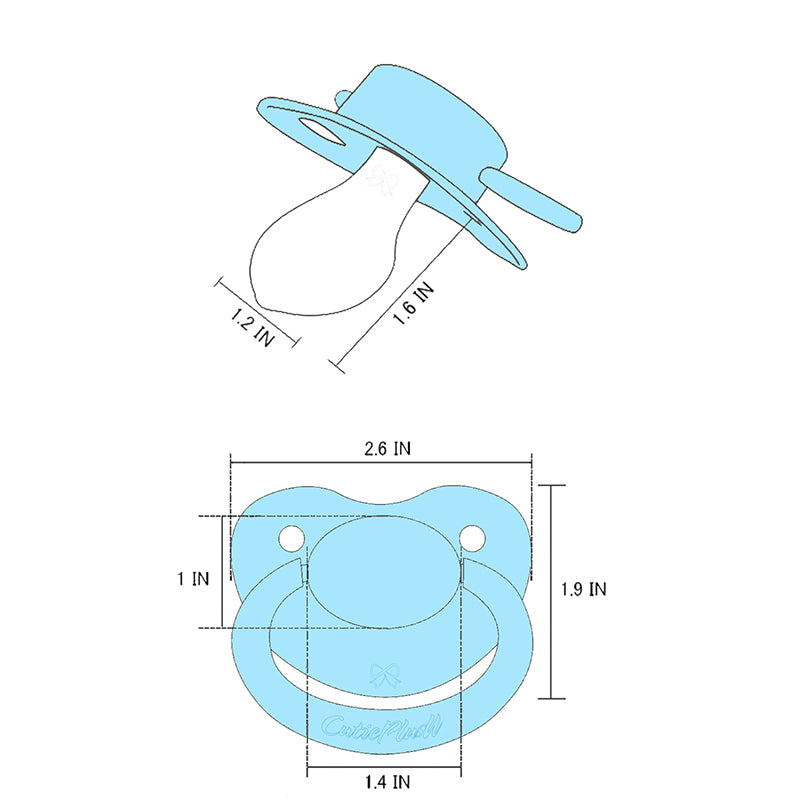 Adult Cutie Pacifier-Blue