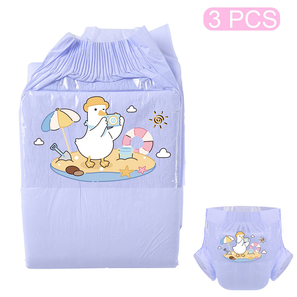 I Iove Vacations-Adult Diaper-3 Pcs