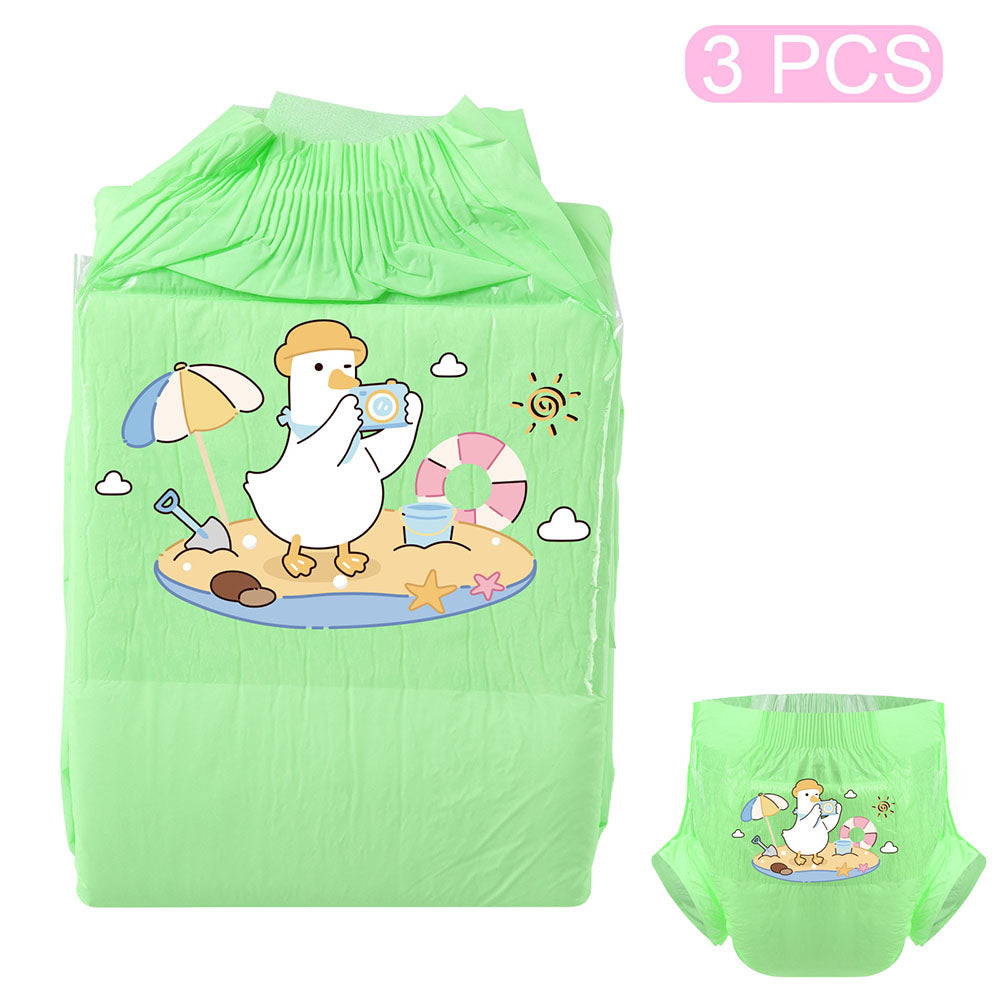 I Iove Vacations-Adult Diaper-3 Pcs