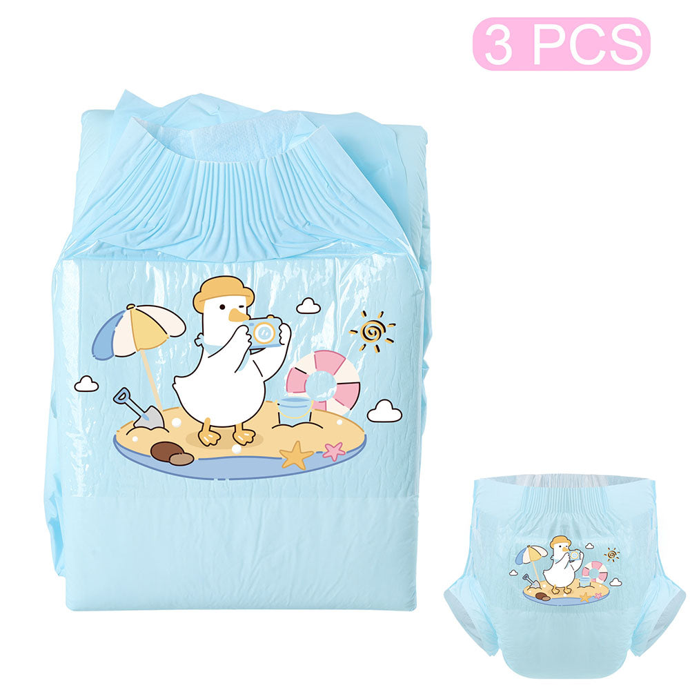 I Iove Vacations-Adult Diaper-3 Pcs