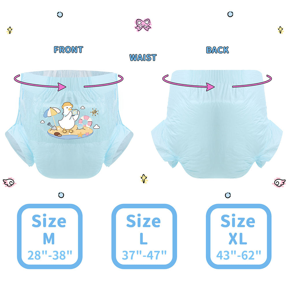 I Iove Vacations-Adult Diaper-3 Pcs