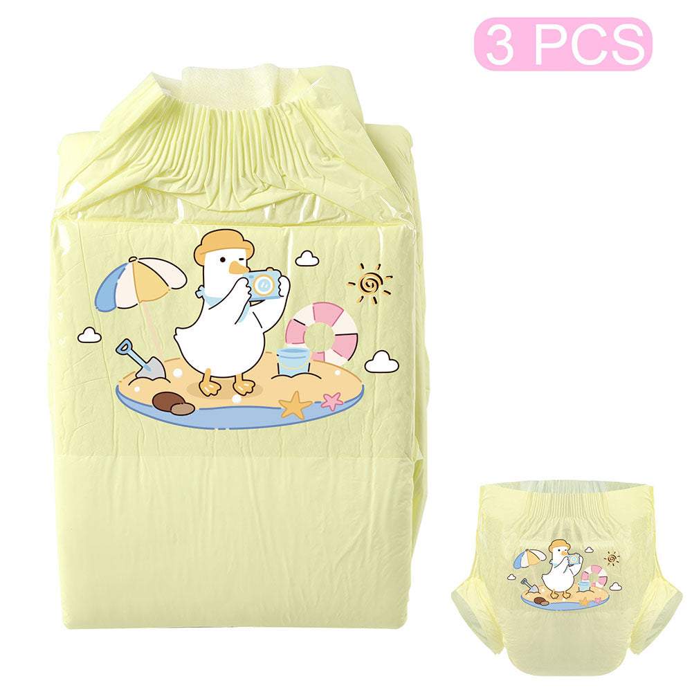I Iove Vacations-Adult Diaper-3 Pcs