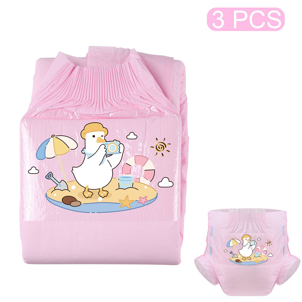 I Iove Vacations-Adult Diaper-3 Pcs