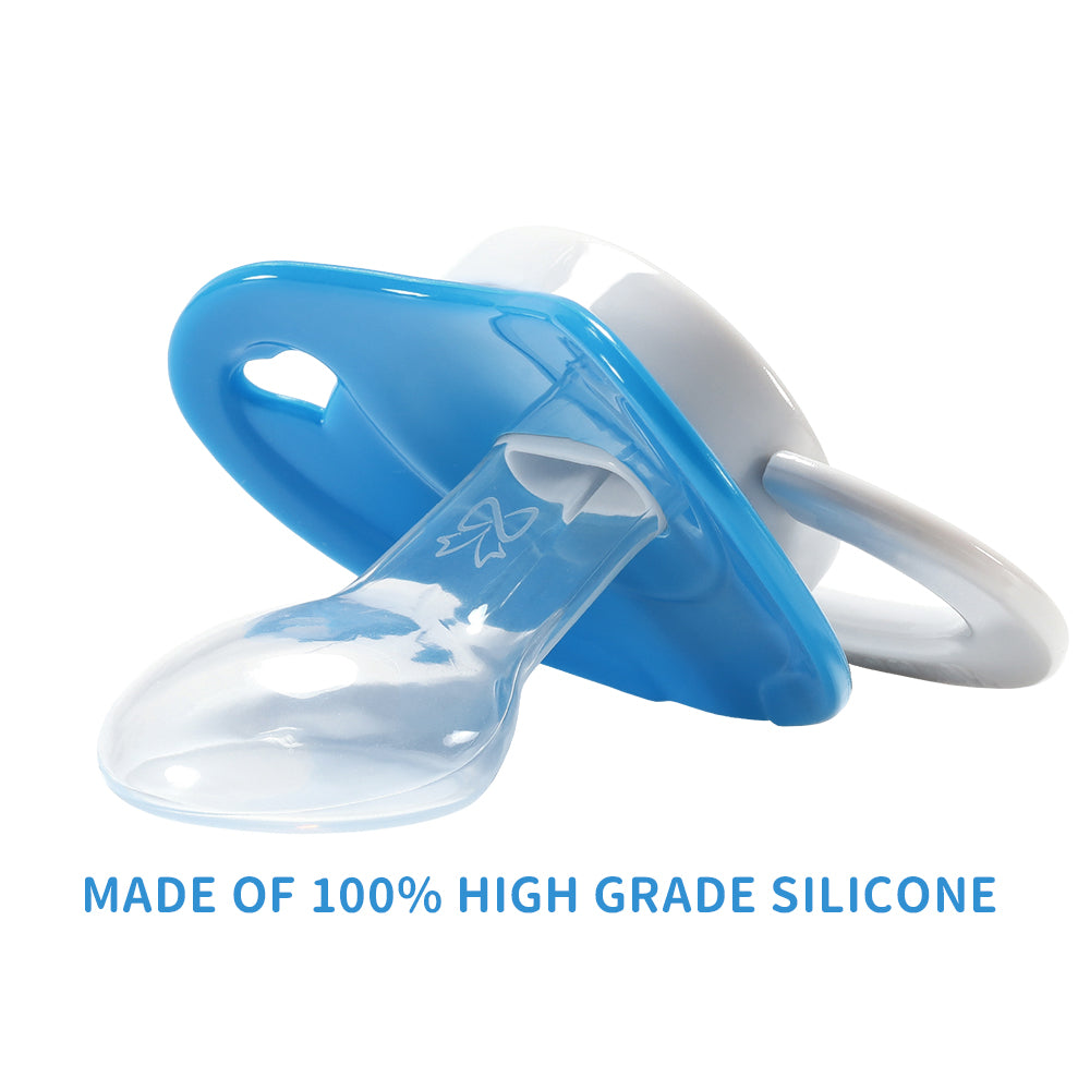 Little Whale Pacifier-Blue White