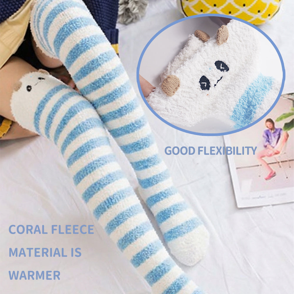Knee High Long Socks 2 Packs- Bear