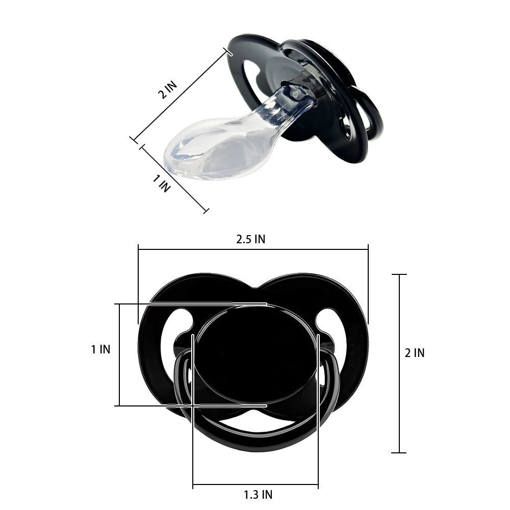 Goatee Pacifiers Hero Beard Adult Pacifier -2 Pack -Set C – CutiePlusU