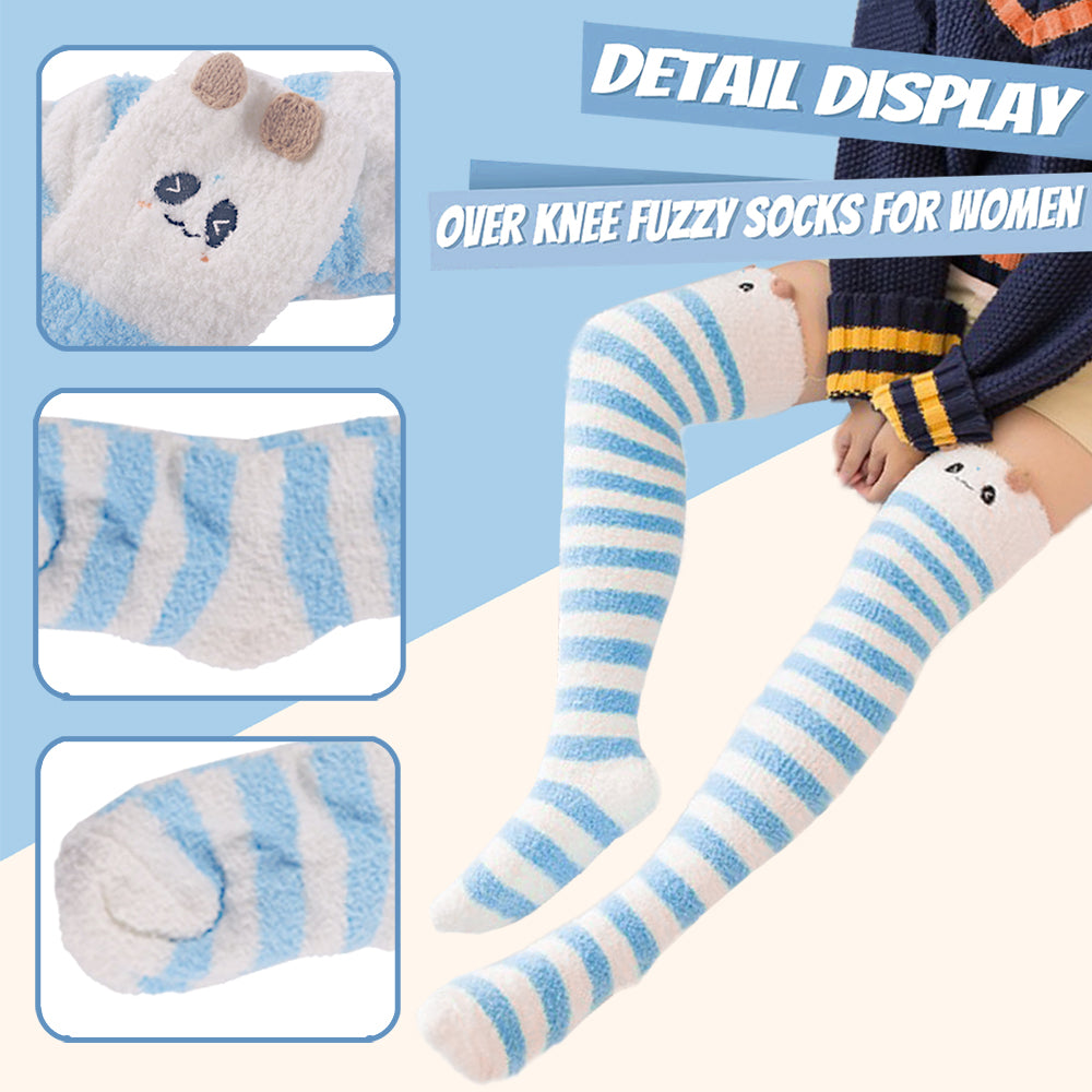 Knee High Long Socks 2 Packs- Bear