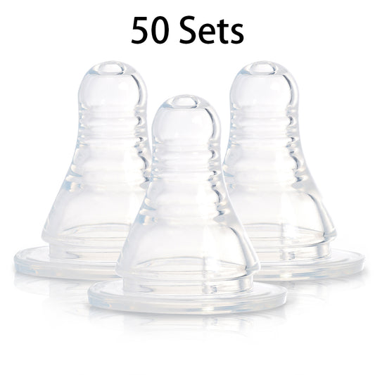 Replacement bottle nipple - 50set