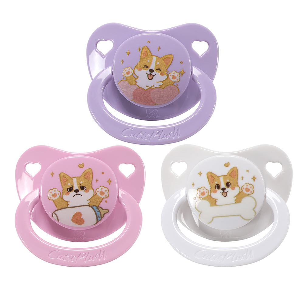 Corgi Paradise Pacifier Set