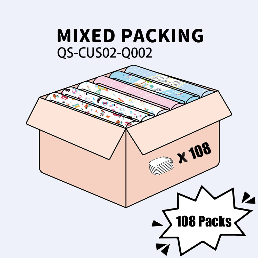 Adult Diaper Mixed Packing (108 Packs）