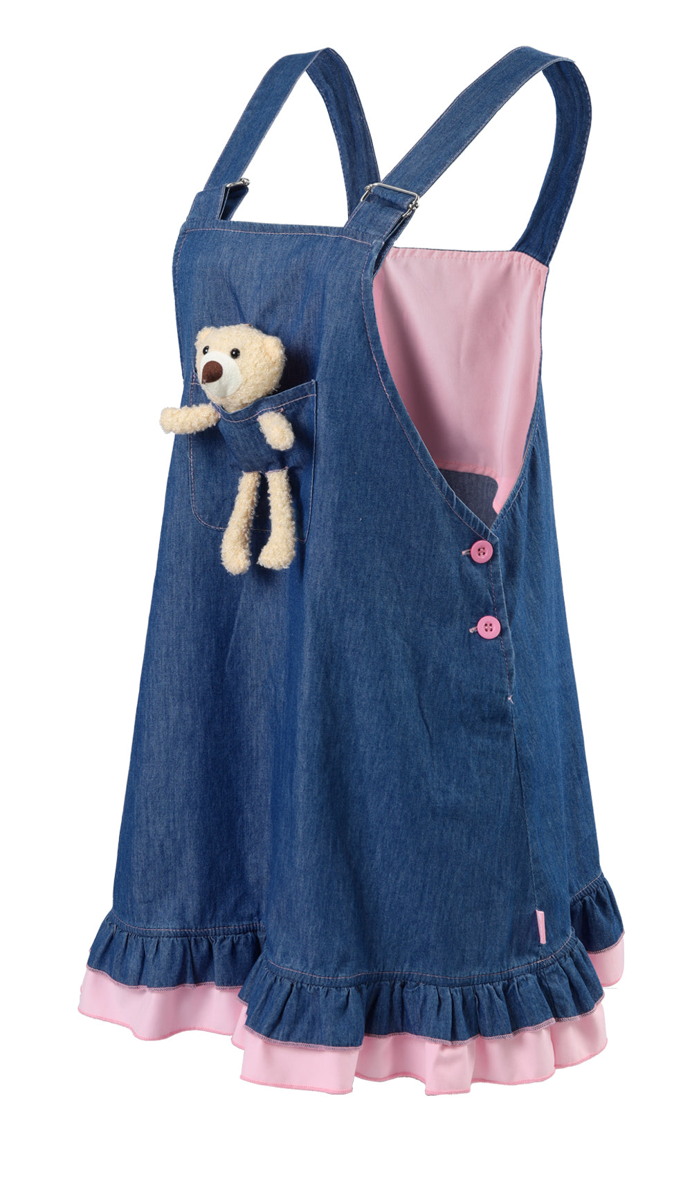 Bear baby overall dress-Mazarine CutiePlusU Bear baby overall dress-Mazarine CutiePlusU