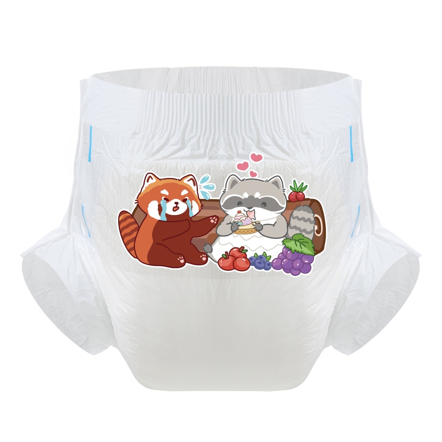 Funny Raccoons-Adult Diaper-3 Pcs