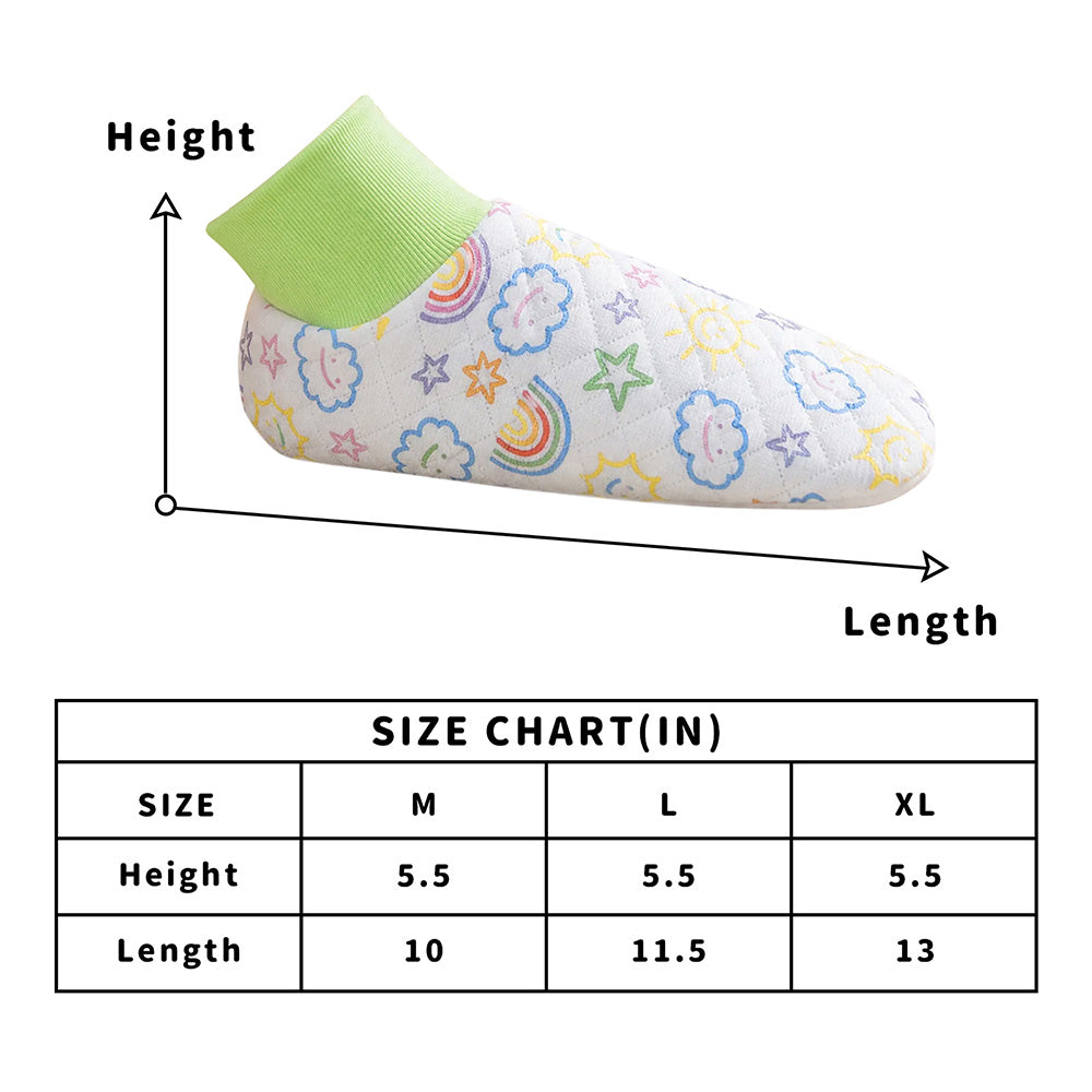 Adult Baby walking socks - set 4（Blue & Green)