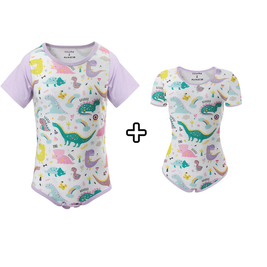Dino World Adult Onesie Set