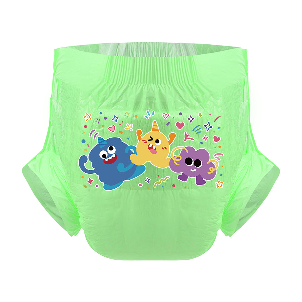 Three Monsters-Adult Diaper-3 Pcs