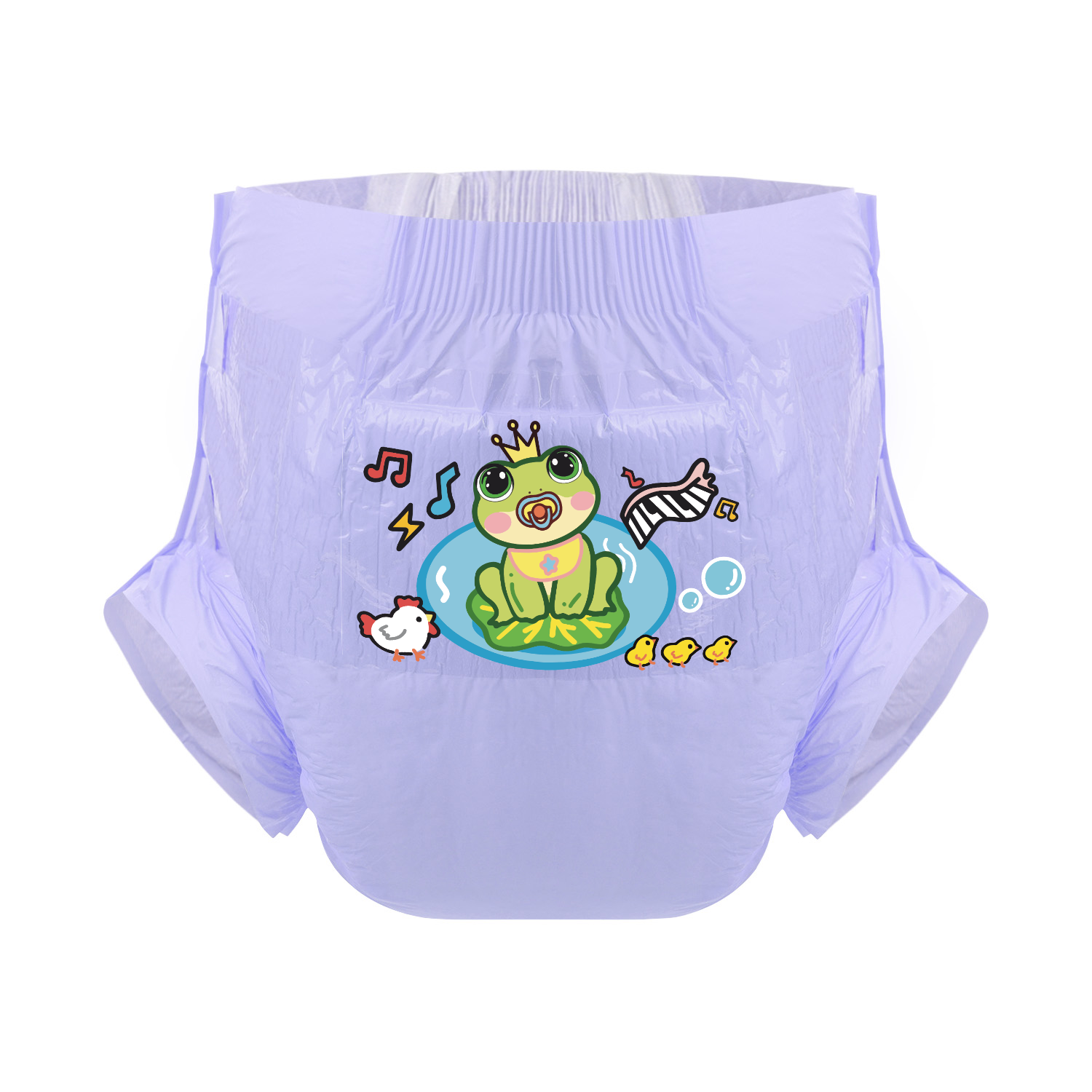 Musician Frog-Adult Diaper-3pcs – CutiePlusU