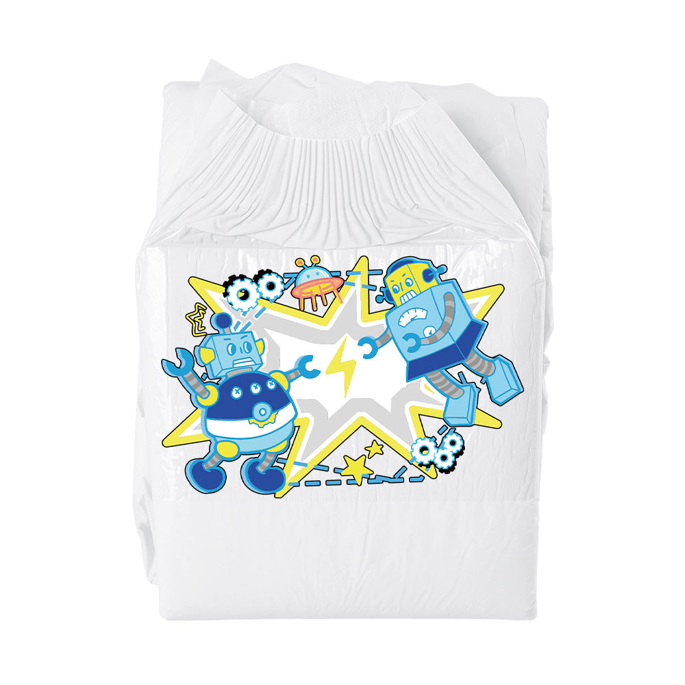 Fighting Robots-Adult Diaper-3 Pcs