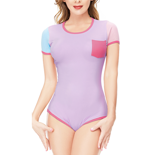 Macaron Series Onesie-Purple
