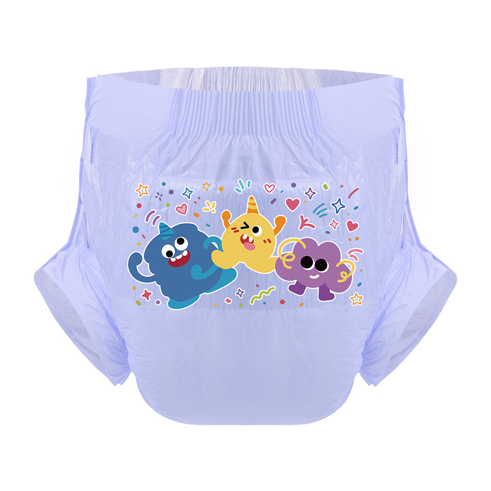 Three Monsters-Adult Diaper-3 Pcs