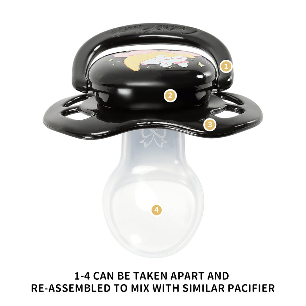 Adult Sized Pacifier- Moon Bunny