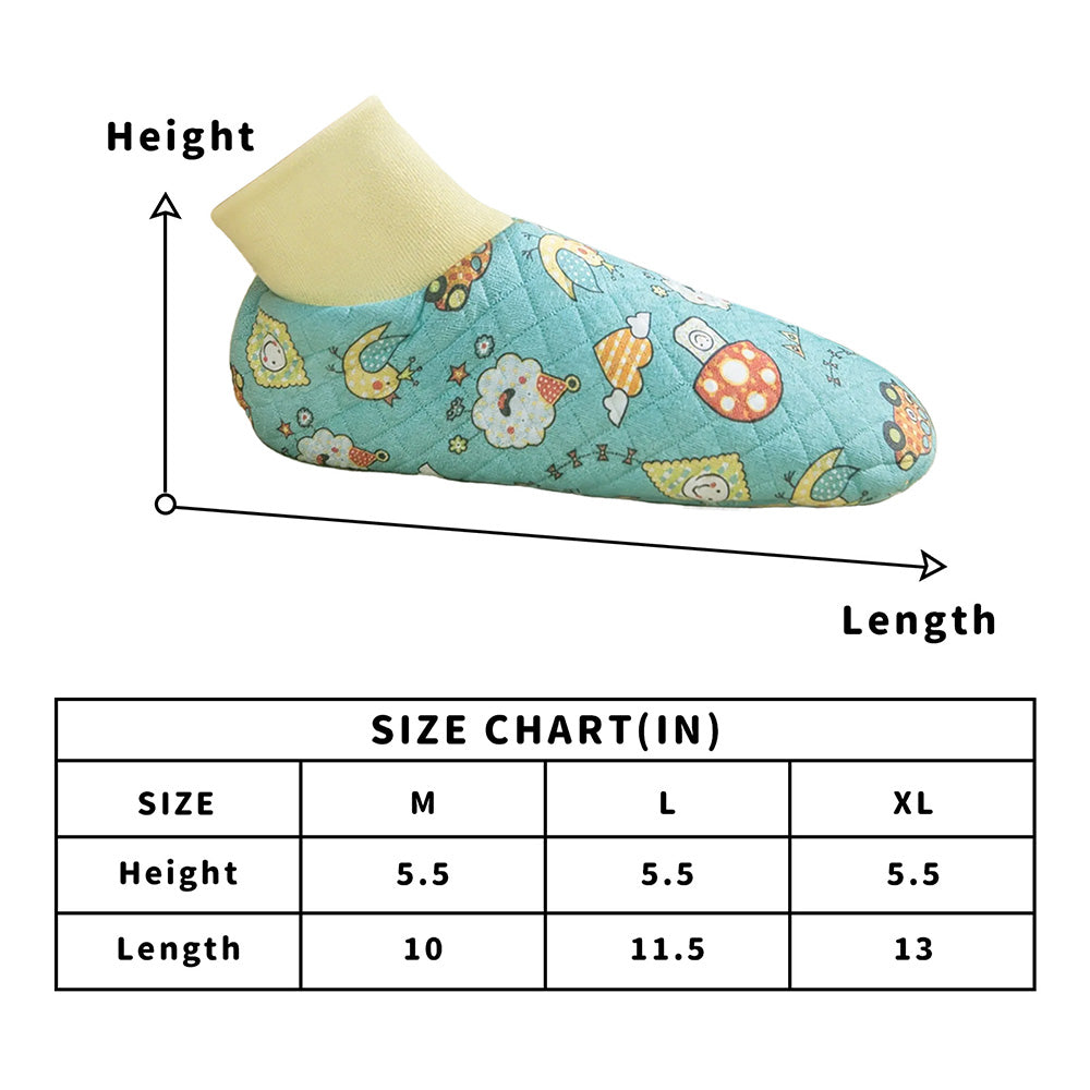 Adult Baby walking socks - set 3（Green & Orange)