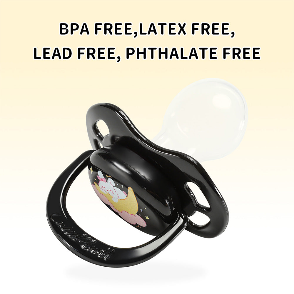 Adult Sized Pacifier- Moon Bunny