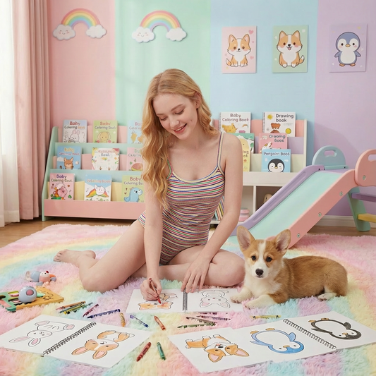 Cute Slip Onesie - Rainbow 2