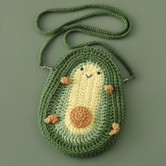 Knitted bag - Avocado