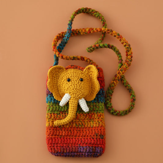 Knitted bag - Elephant