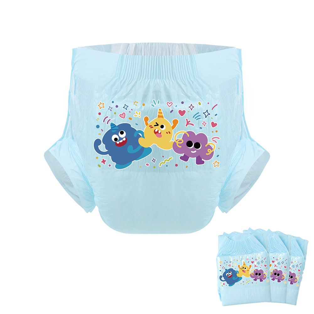 Three Monsters-Adult Diaper-3 Pcs