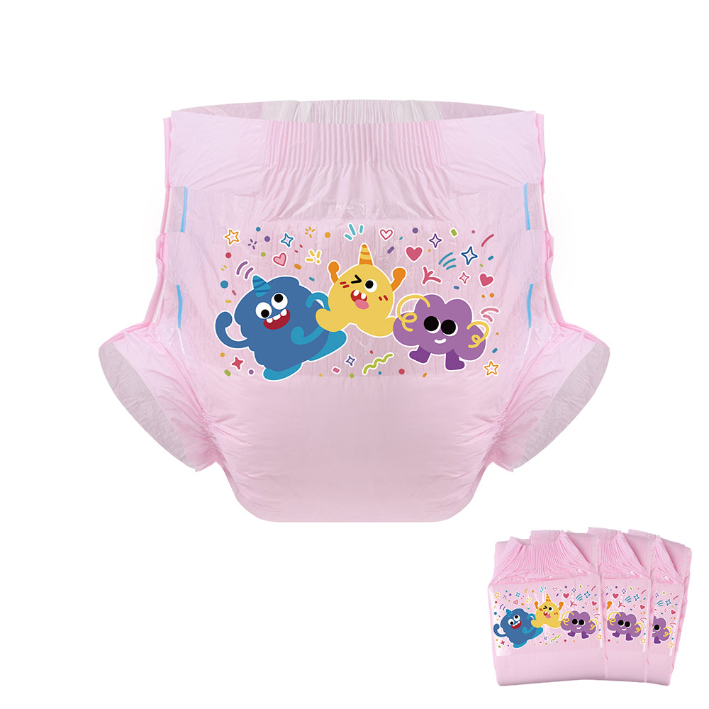 Three Monsters-Adult Diaper-3 Pcs