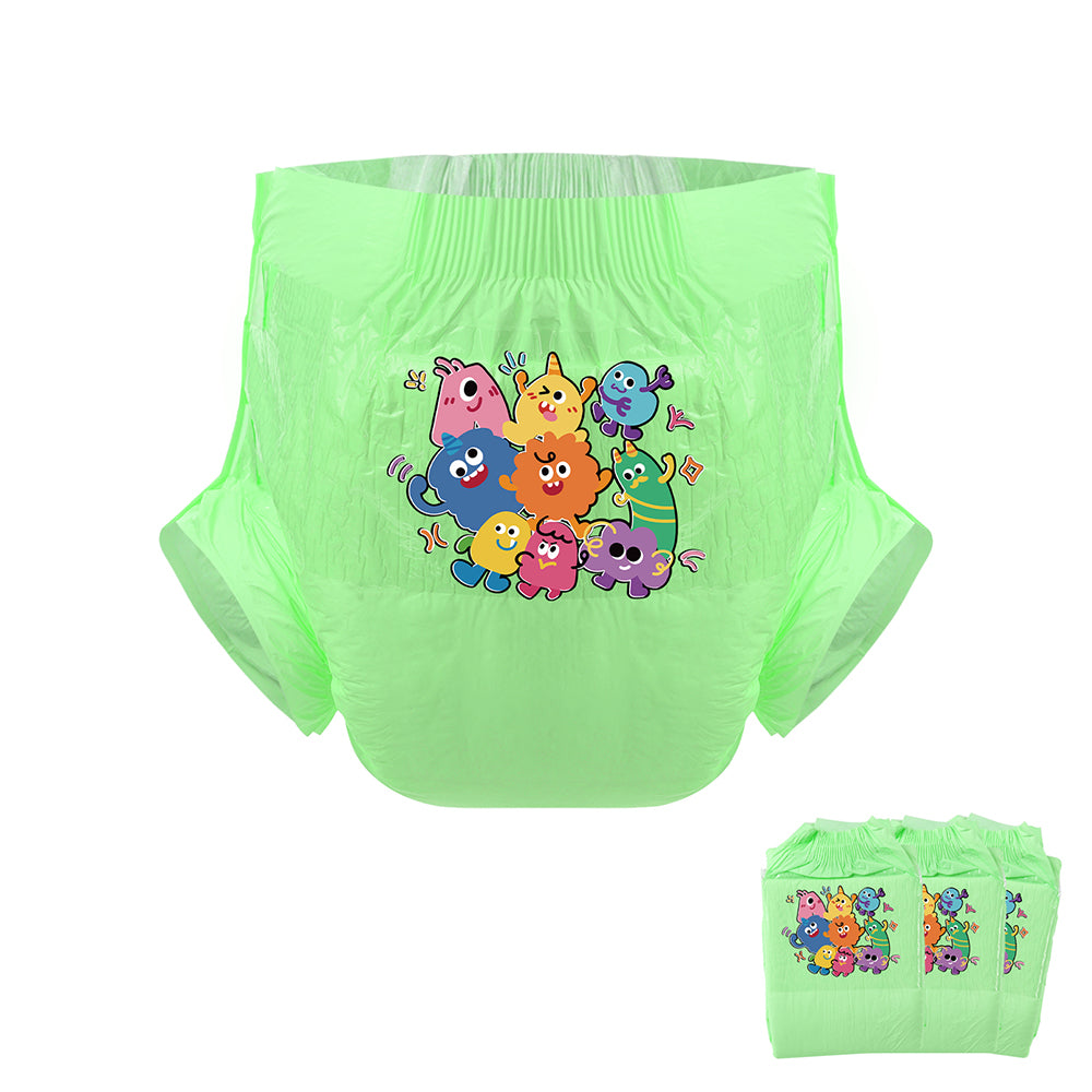 Monster Family-Adult Diaper-3 Pcs