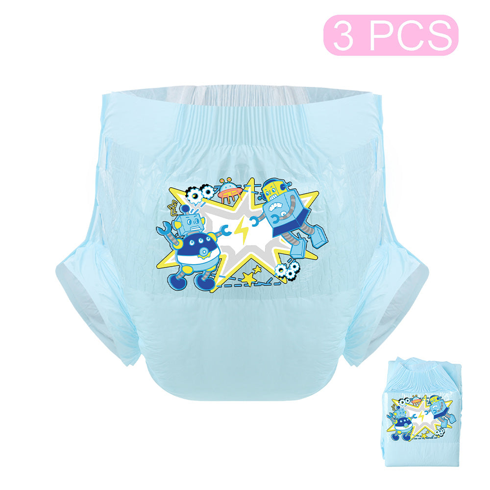 Fighting Robots-Adult Diaper-3 Pcs