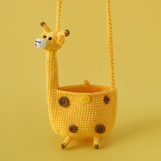 Knitted bag - Giraffe