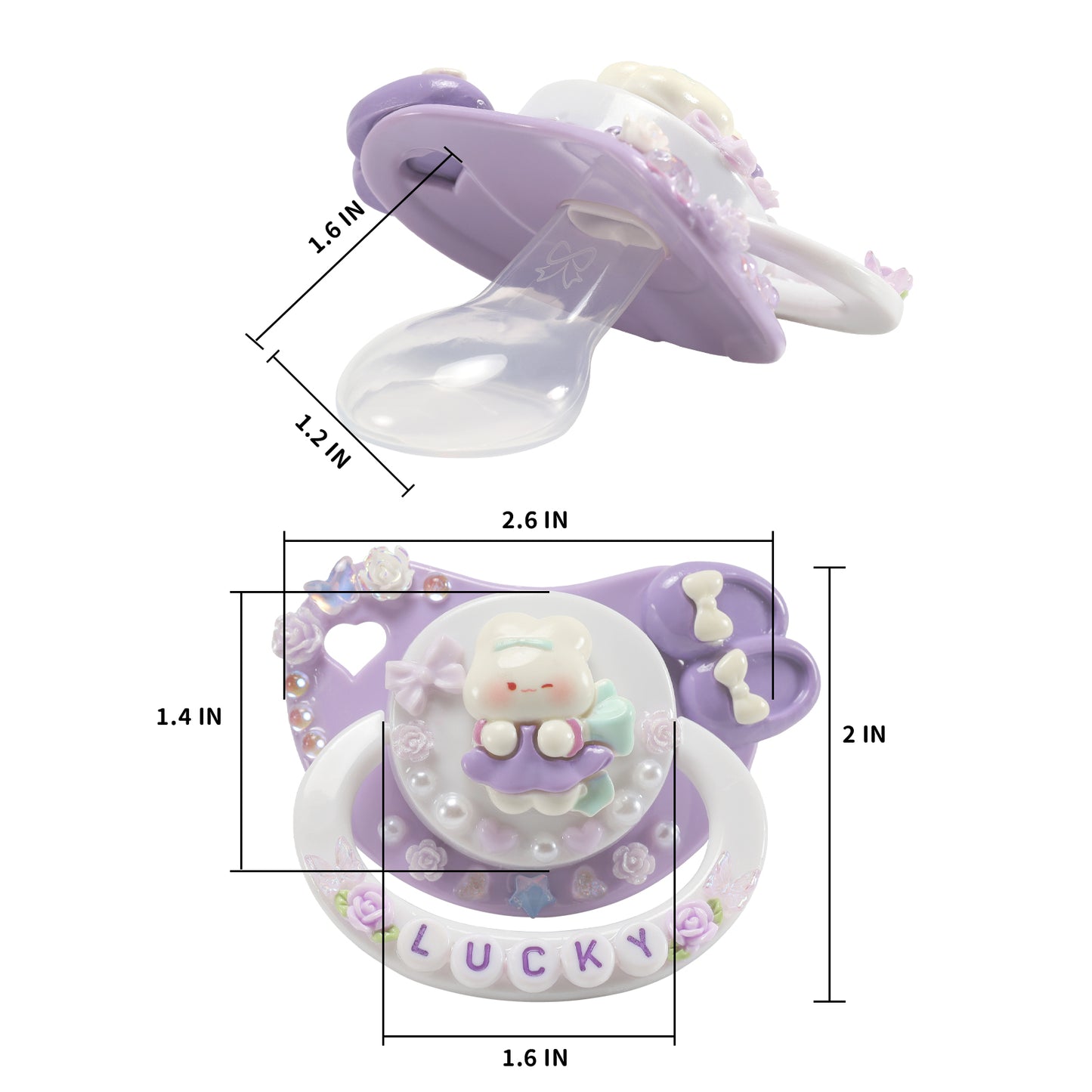 Lucky Bunny Pacifier