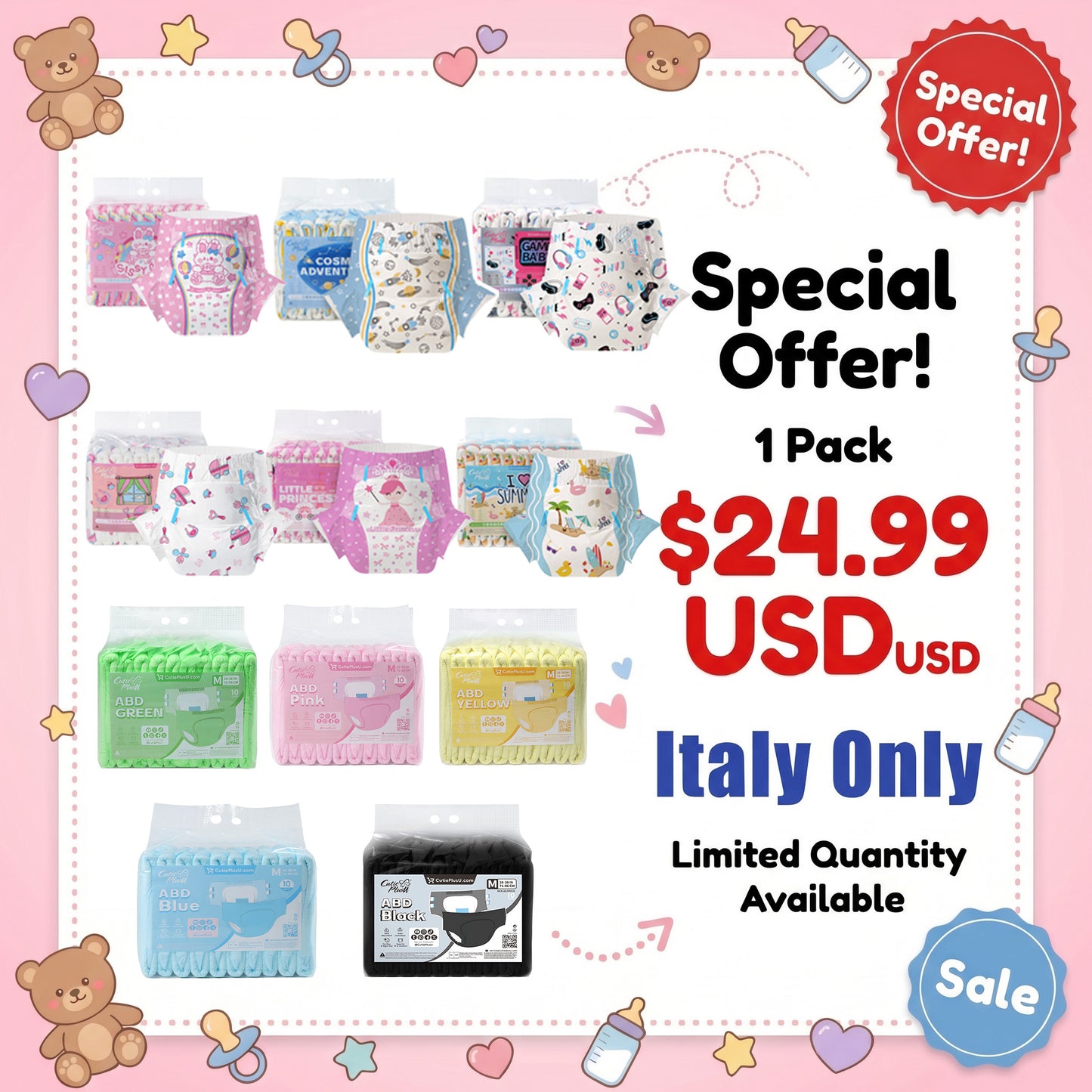 Sale Diaper（Only for Italian customers）