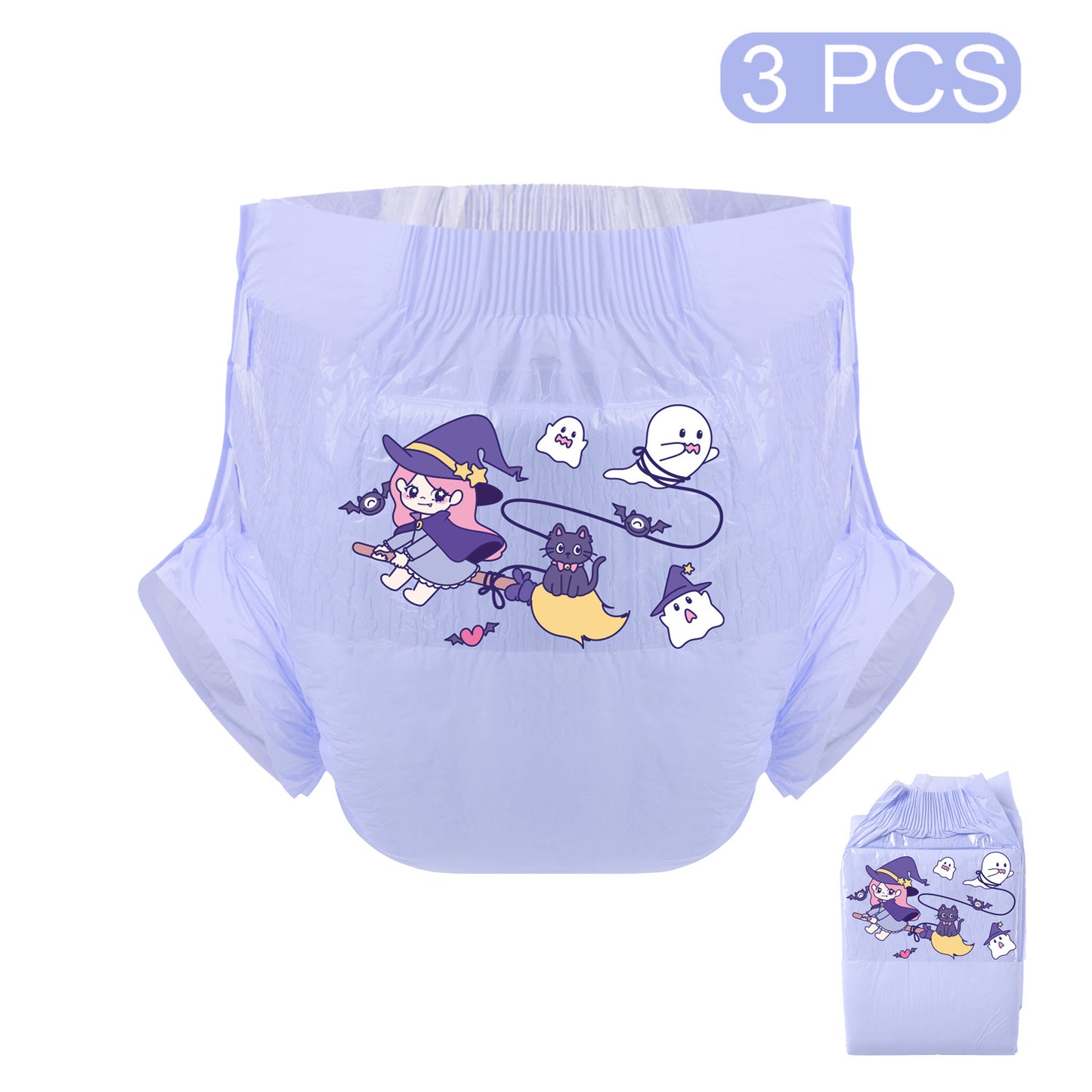 Sorceress-Adult Diaper-3 Pcs