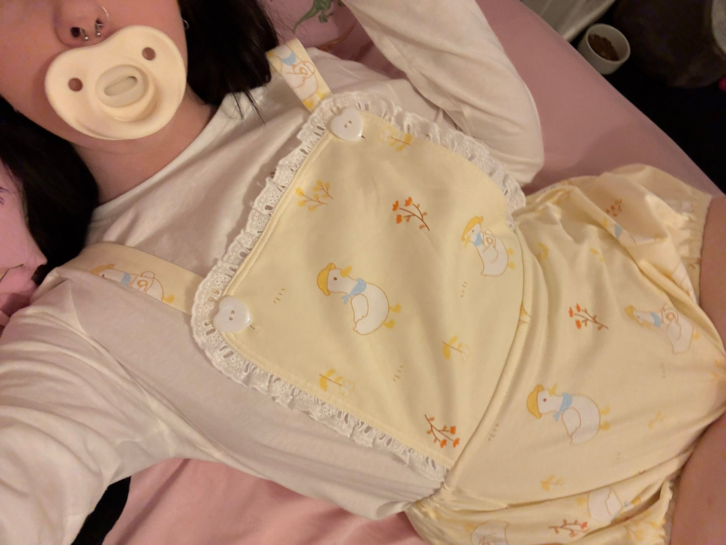 Adorkable Duck Overall Shorts