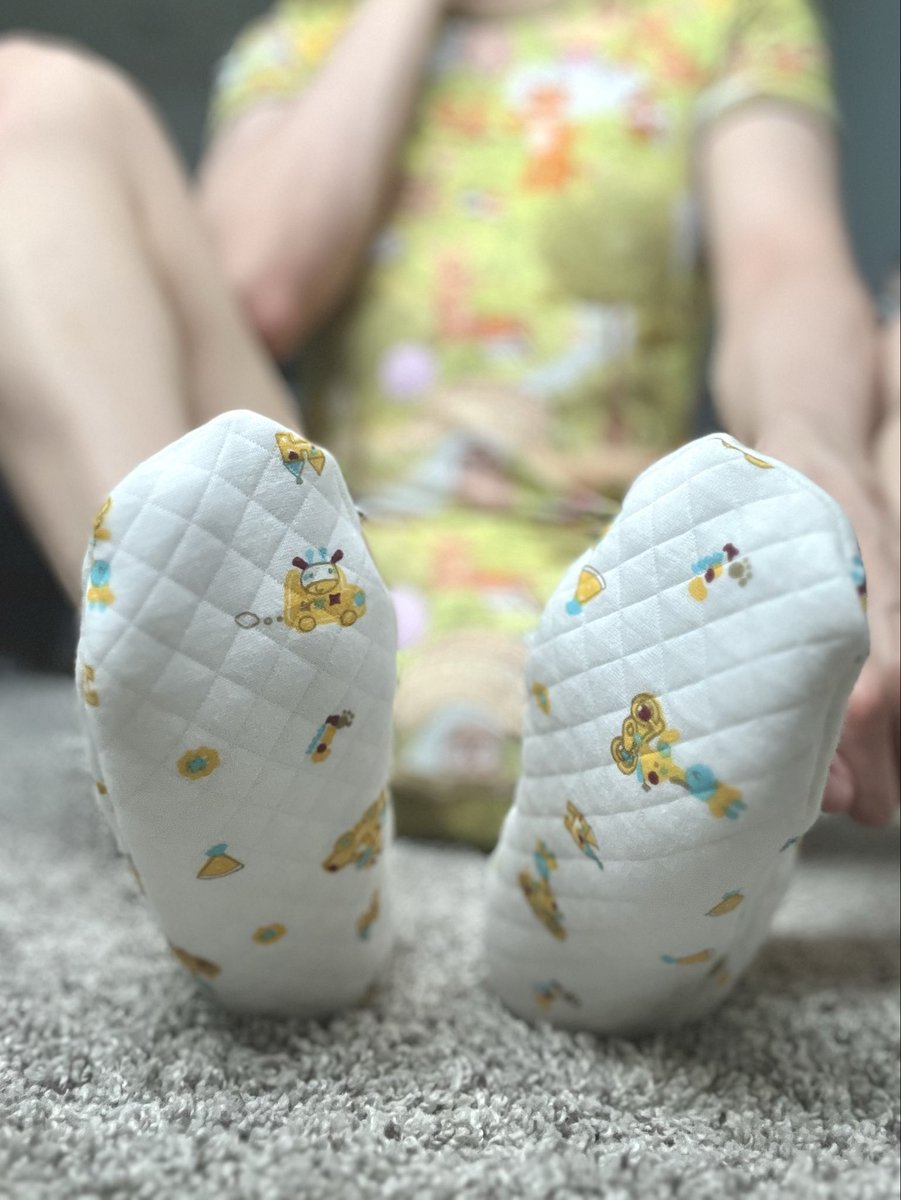 Adult Baby walking socks - Yellow