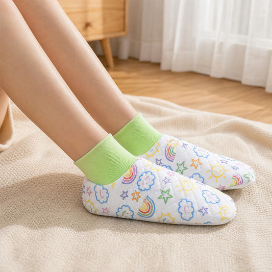Adult Baby walking socks - Light Green