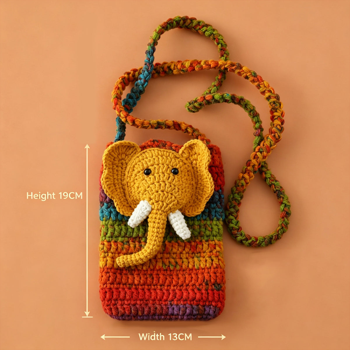 Knitted bag - Avocado