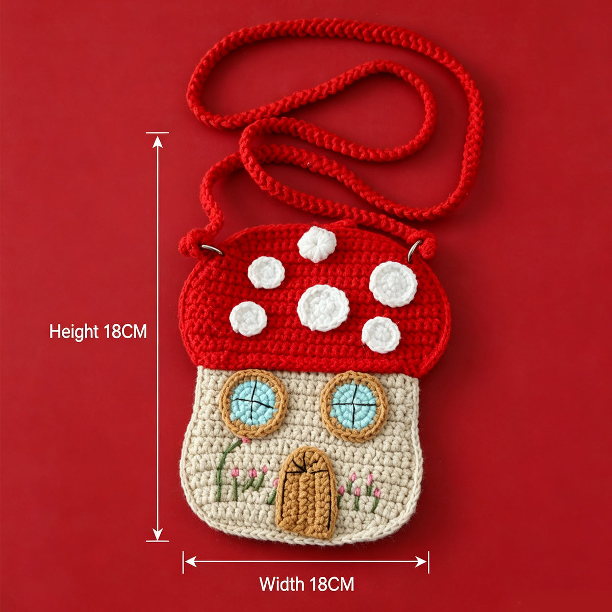 Knitted bag - Avocado