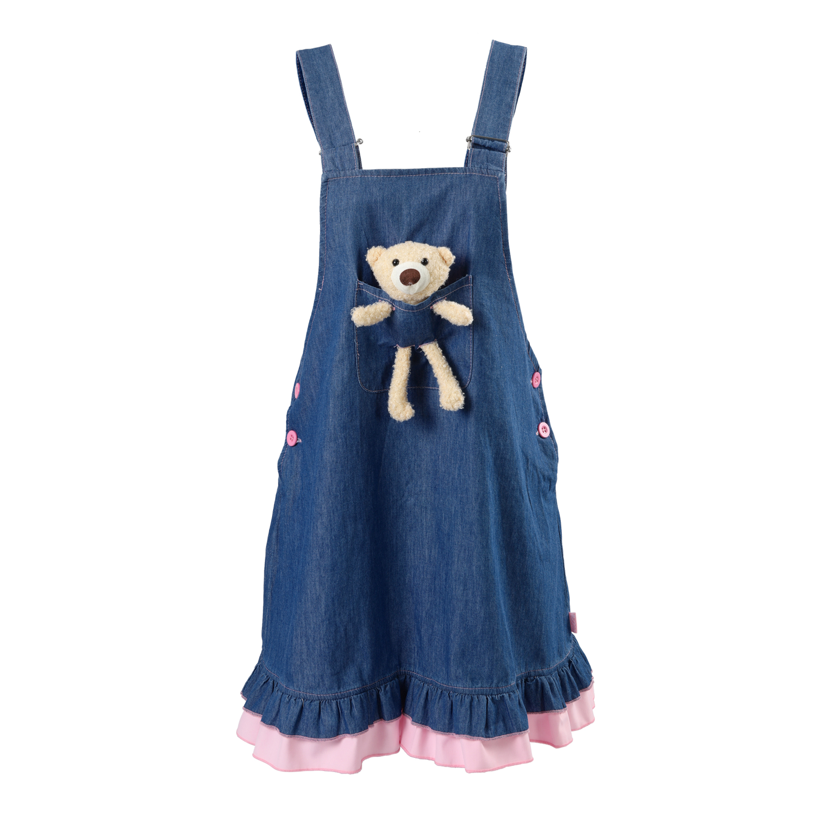 Bear baby overall dress-Mazarine CutiePlusU Bear baby overall dress-Mazarine CutiePlusU