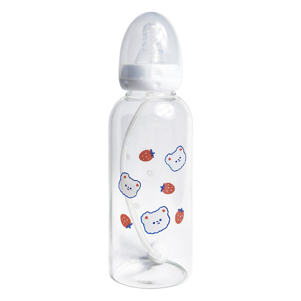 Adult Baby Bottle - Strawberry Bear