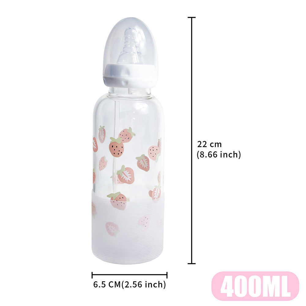 Adult Baby Bottle - Strawberry Garden