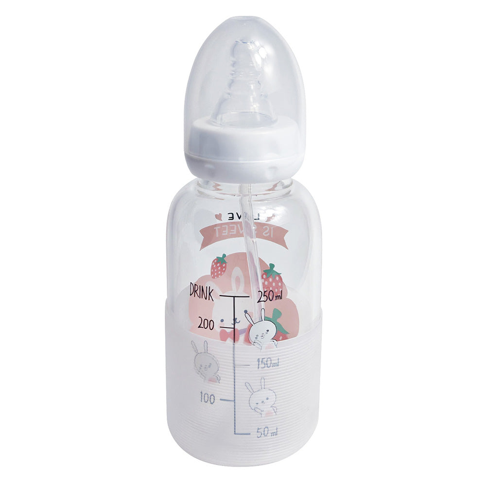 Adult Baby Bottle - Rabbit Holding Strawberry